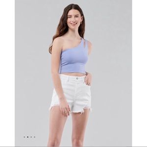 Hollister Must-Have One-Shoulder Crop Top NWT